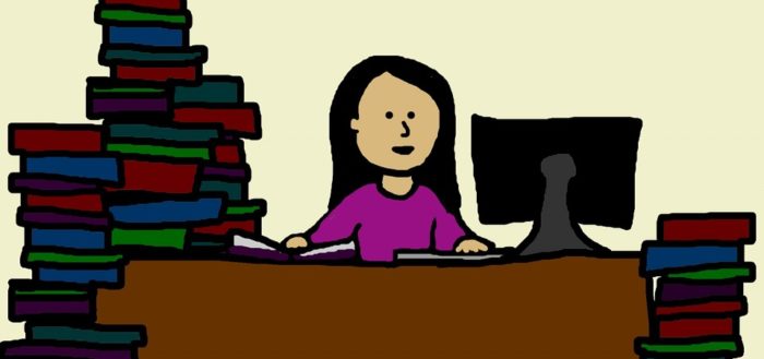 Woman Studying For Open University Exam